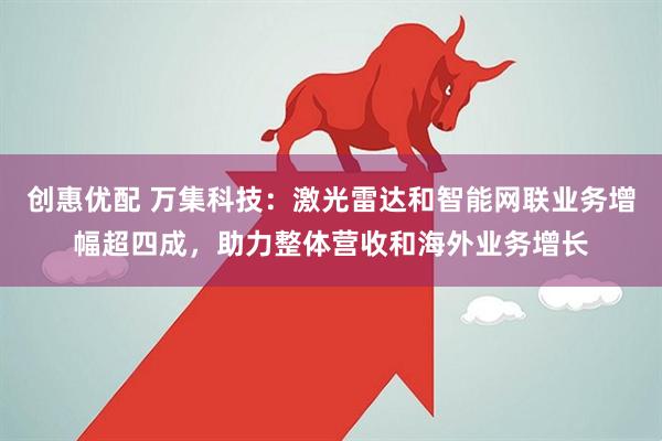 创惠优配 万集科技：激光雷达和智能网联业务增幅超四成，助力整体营收和海外业务增长